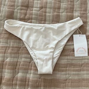 NWT Dippin Daisys White Bikini Bottom Size XS